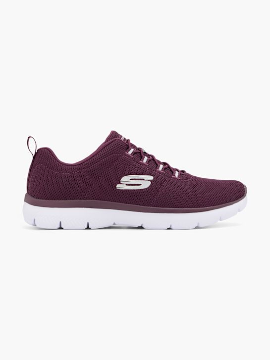 skechers ČistÝ gÉnius - optimistickÝ mix slip-on trenér vínová deichmann