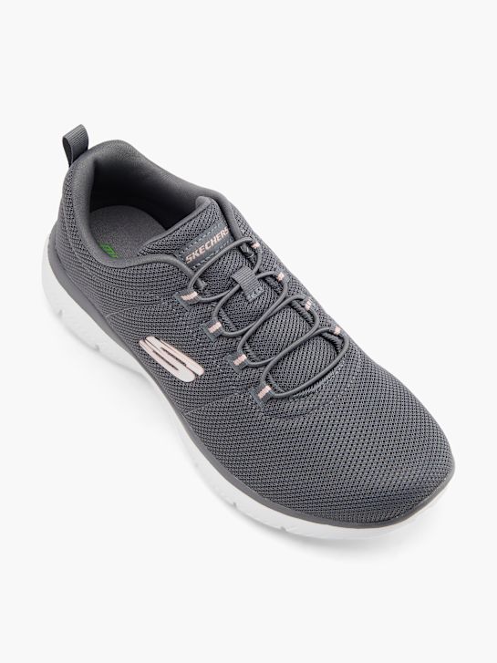 skechers ČistÝ gÉnius - optimistickÝ mix slip-on trenér Šedá deichmann