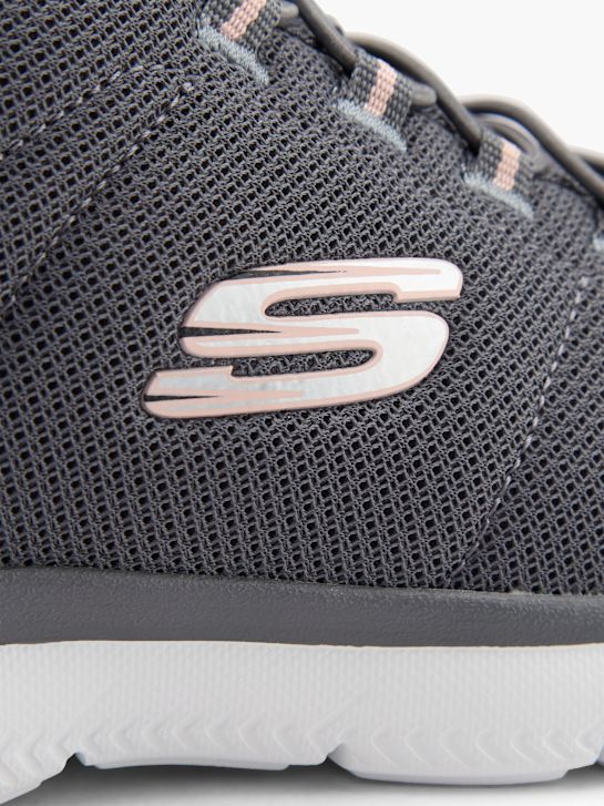 skechers ČistÝ gÉnius - optimistickÝ mix slip-on trenér Šedá deichmann