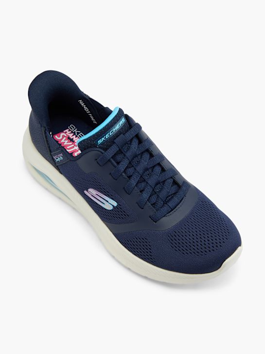 skechers con air amp swift fit trainer modrá deichmann