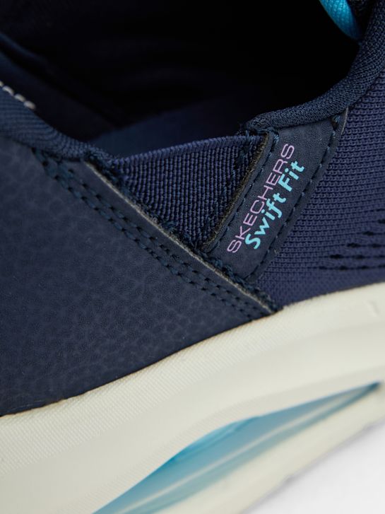 skechers con air amp swift fit trainer modrá deichmann