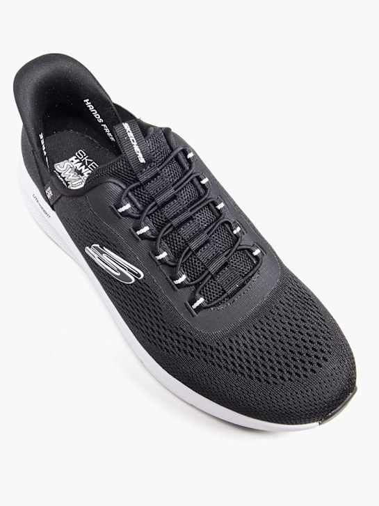 skechers swift fit slip-on trainer Černá deichmann