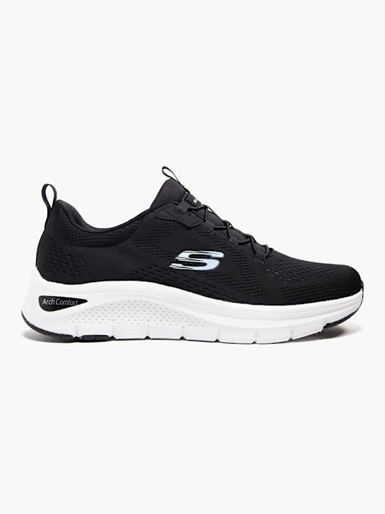 skechers arch pohodlÍ slip-on trainer Černá deichmann