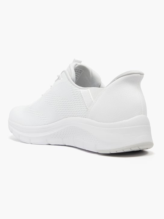 skechers arch pohodlÍ a swift fit slip-on trenér bílá deichmann