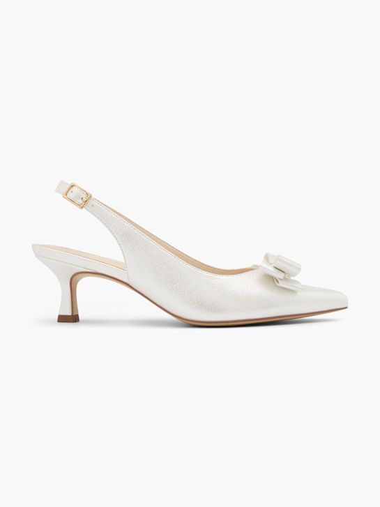molo slingback podpatky bílá deichmann