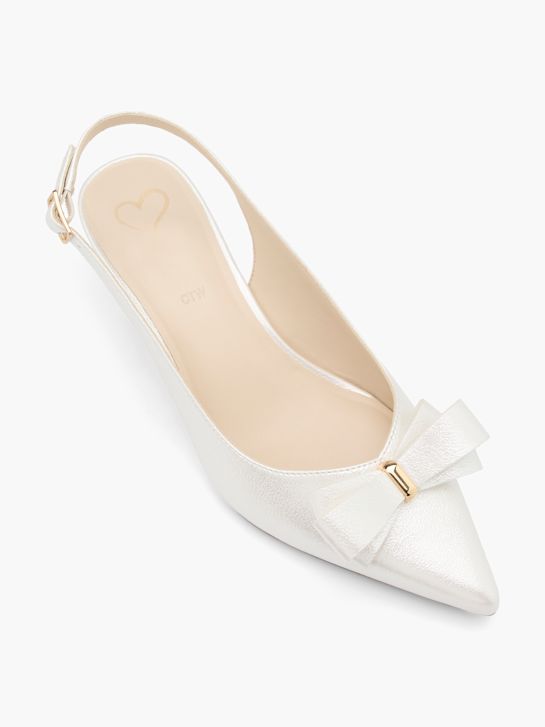 molo slingback podpatky bílá deichmann
