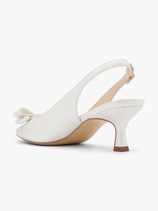 molo slingback podpatky bílá deichmann