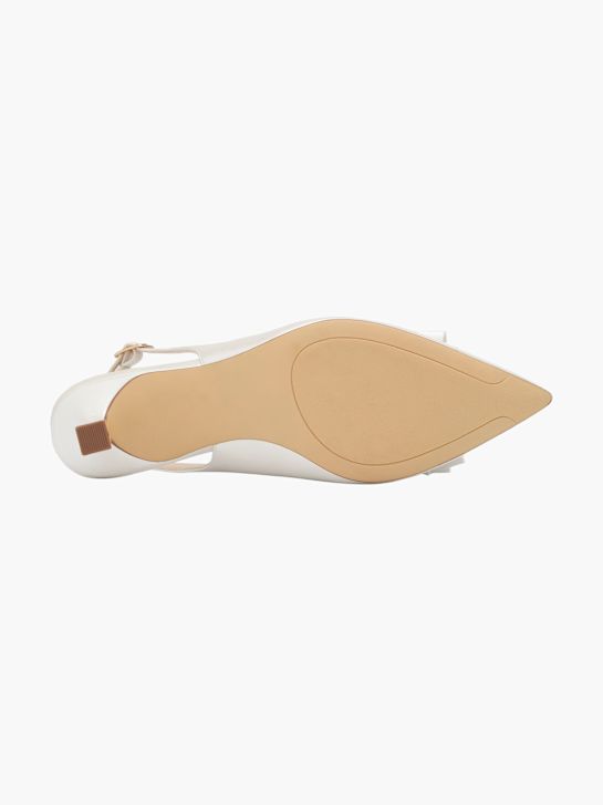 molo slingback podpatky bílá deichmann