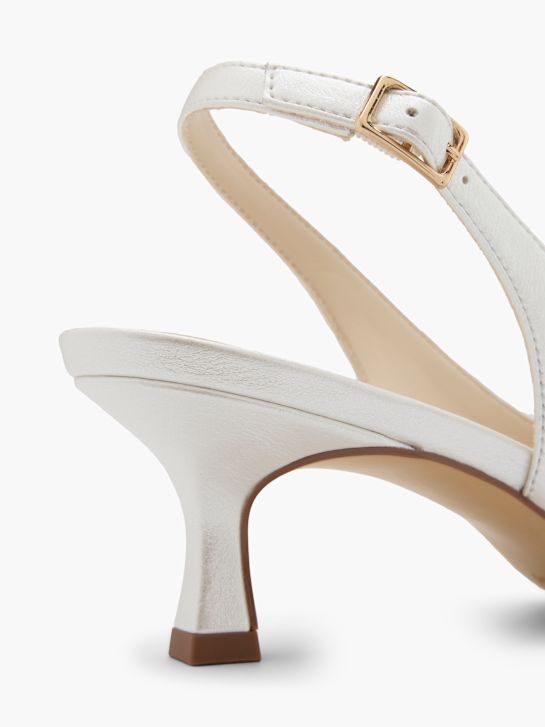molo slingback podpatky bílá deichmann