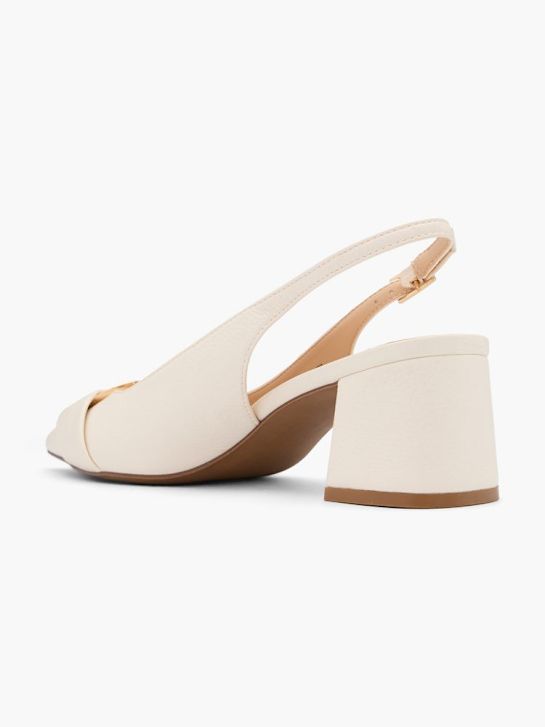 molo slingback podpatky béžová deichmann