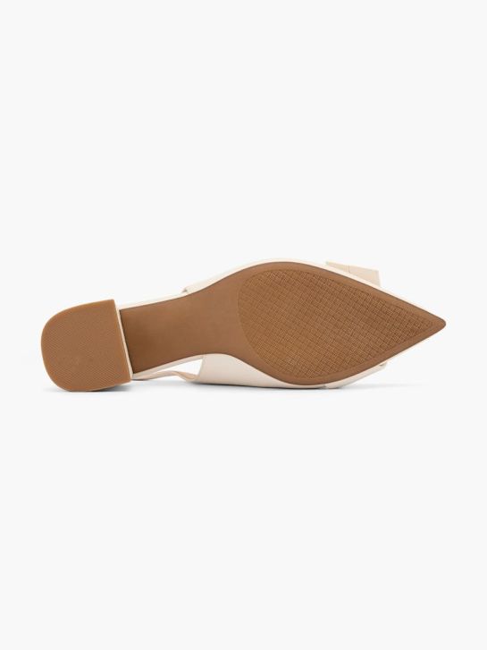 molo slingback podpatky béžová deichmann