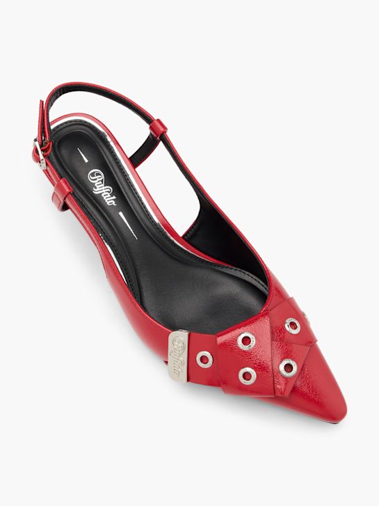 buffalo slingback podpatky Červené deichmann