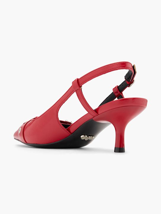 buffalo slingback podpatky Červené deichmann