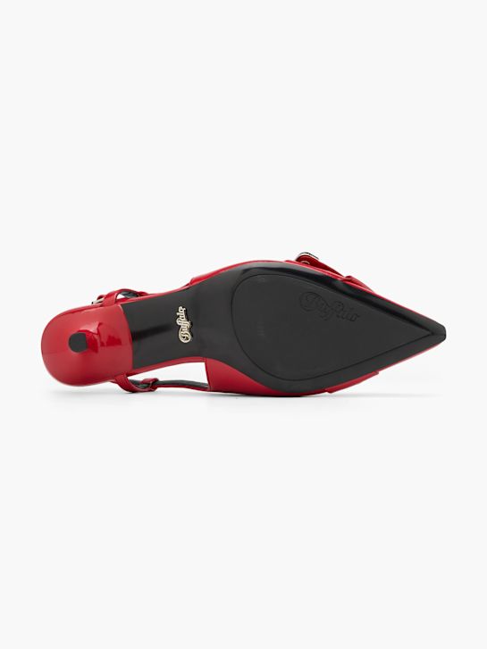 buffalo slingback podpatky Červené deichmann