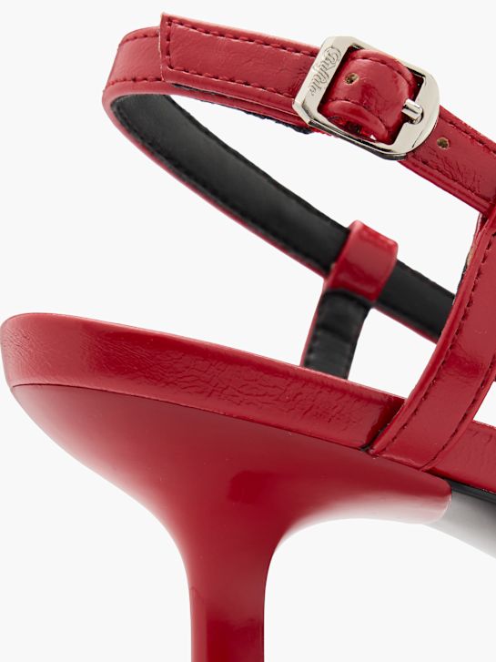 buffalo slingback podpatky Červené deichmann