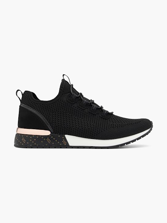 benátky navlékací trainer Černá deichmann