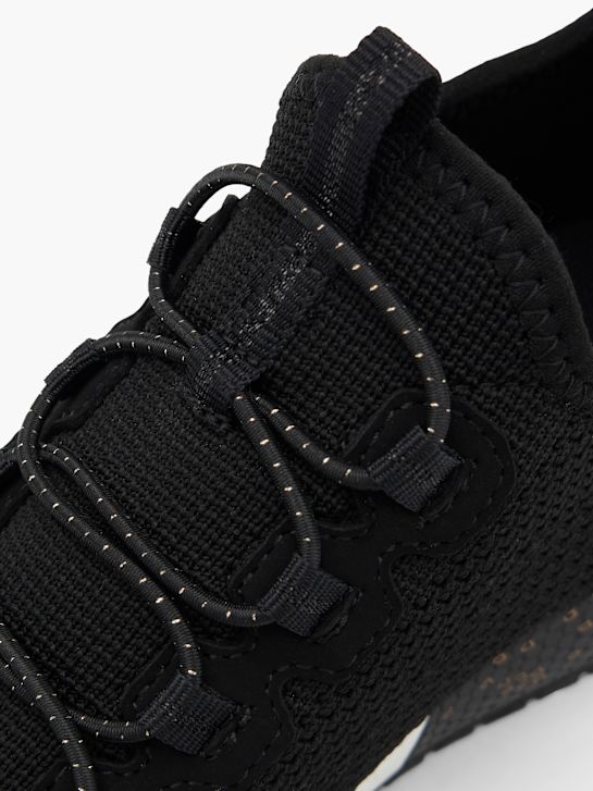 benátky navlékací trainer Černá deichmann
