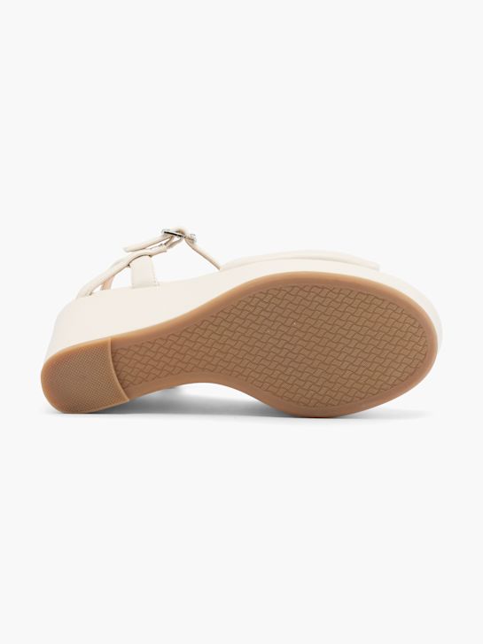 molo podpatky sandály beige deichmann