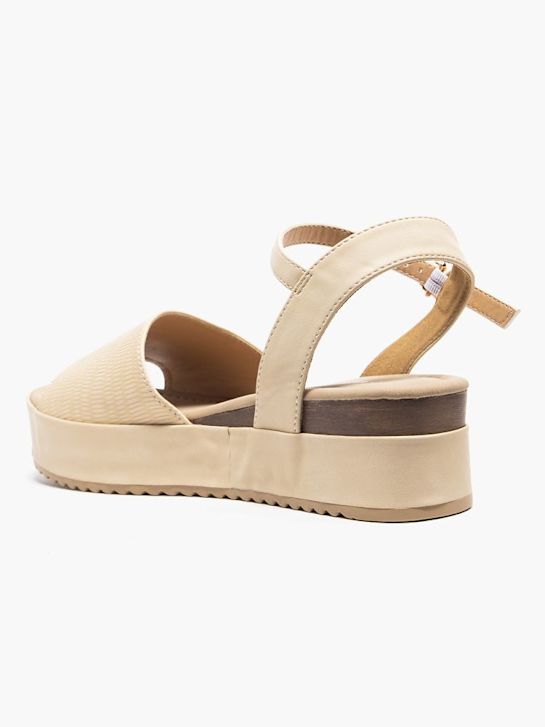 wrangler podpatky sandály beige deichmann
