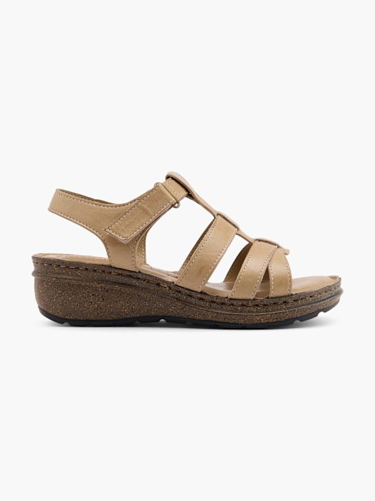 easy street podpatky sandály beige deichmann
