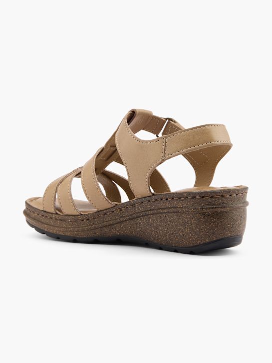 easy street podpatky sandály beige deichmann