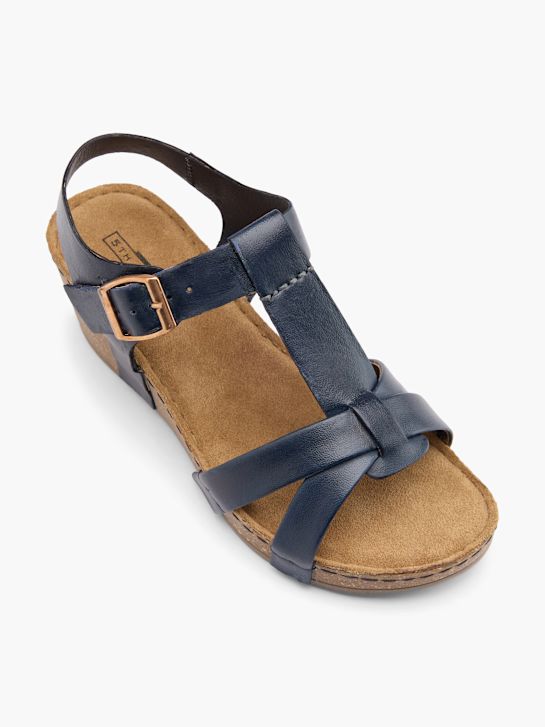 easy street podpatky sandály modrá deichmann