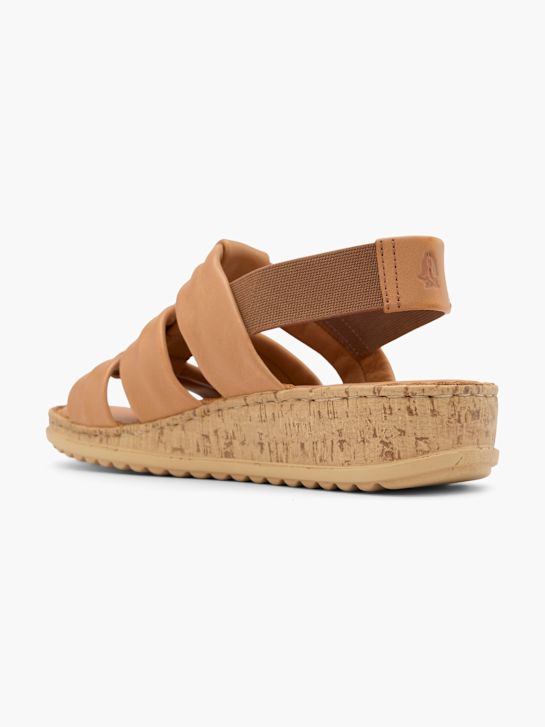 hush puppies podpatky sandály beige deichmann