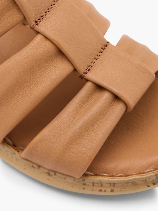 hush puppies podpatky sandály beige deichmann