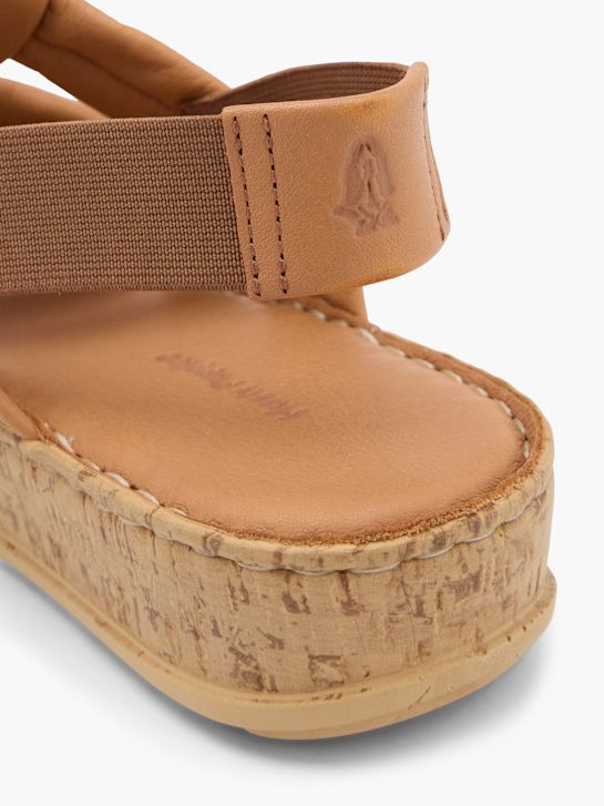 hush puppies podpatky sandály beige deichmann