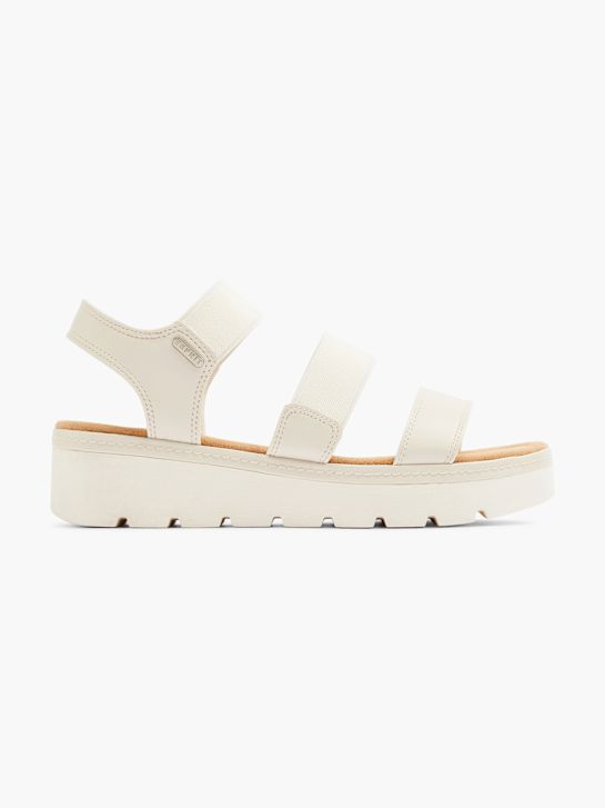 esprit podpatky sandály beige deichmann