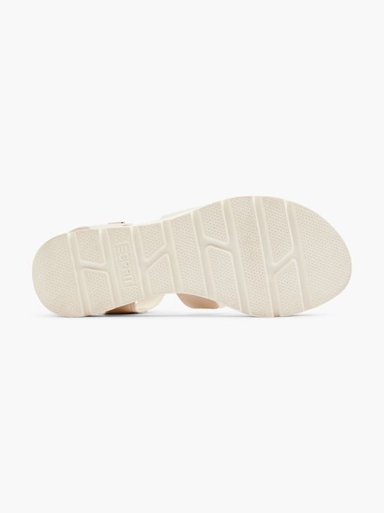 esprit podpatky sandály beige deichmann