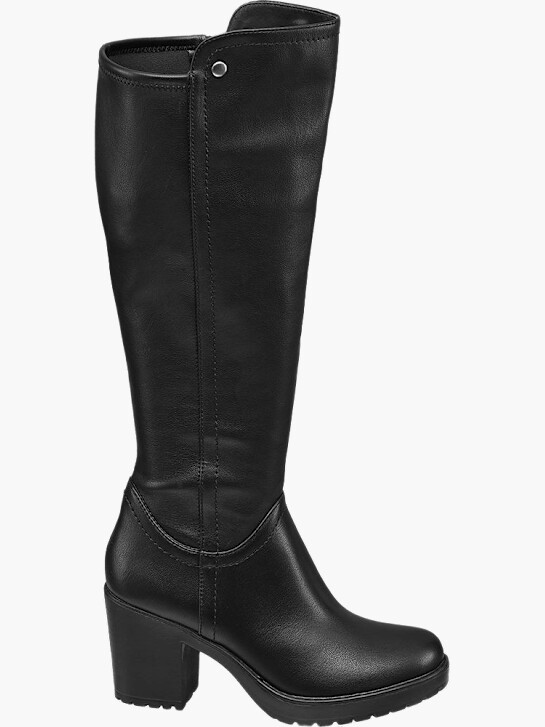 graceland Široký boot Černá deichmann