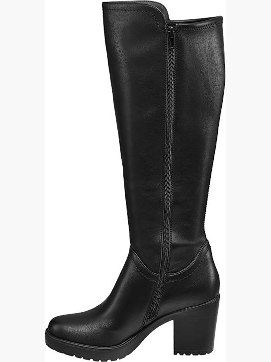 graceland Široký boot Černá deichmann