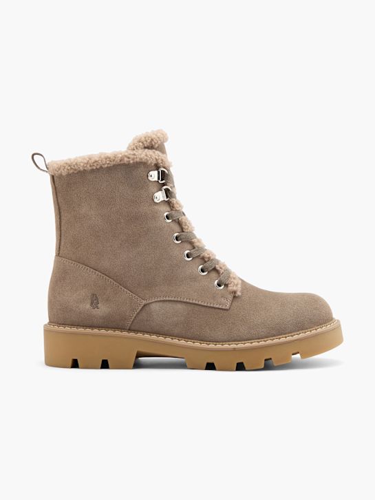 hush puppies šněrovací bota taupe deichmann