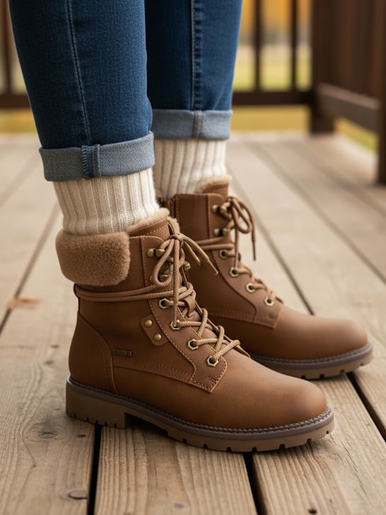 landrover krajka-up boot hnědá deichmann