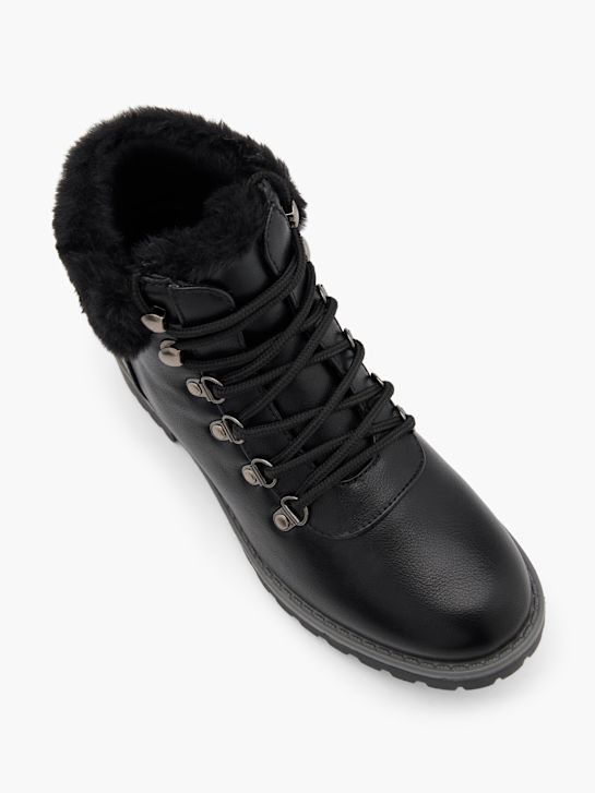 graceland krajka-up boot Černá deichmann