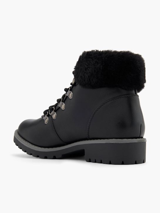 graceland krajka-up boot Černá deichmann