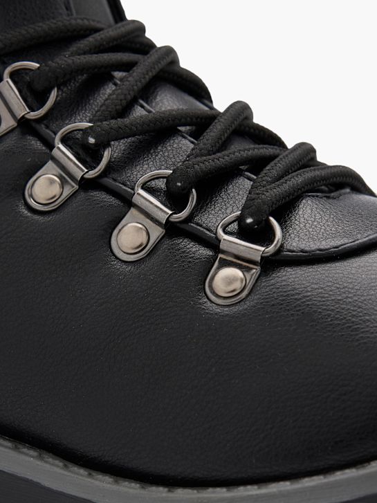 graceland krajka-up boot Černá deichmann