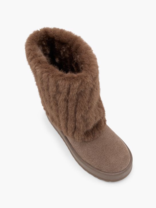 graceland winter boot hnědá deichmann