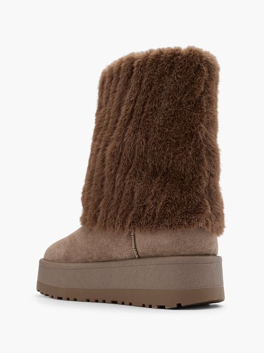 graceland winter boot hnědá deichmann
