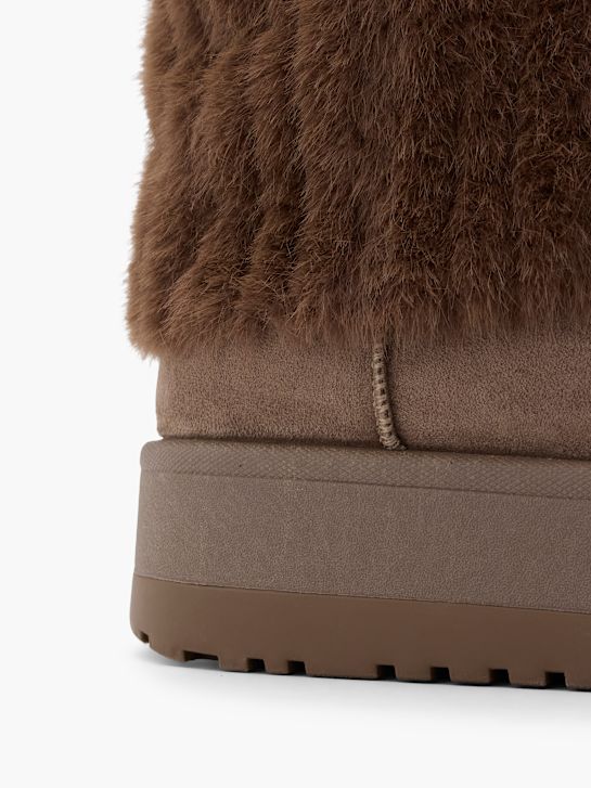 graceland winter boot hnědá deichmann