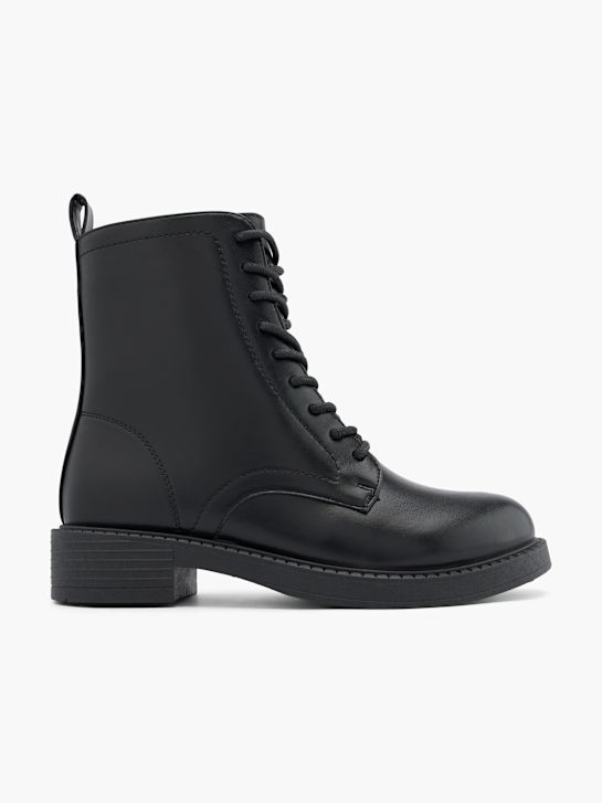 graceland krajka-up boot Černá deichmann