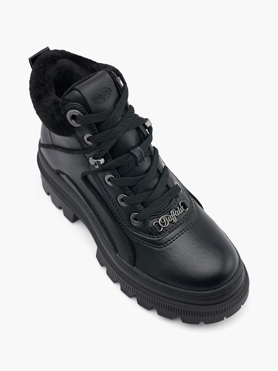 buffalo krajka-up boot Černá deichmann