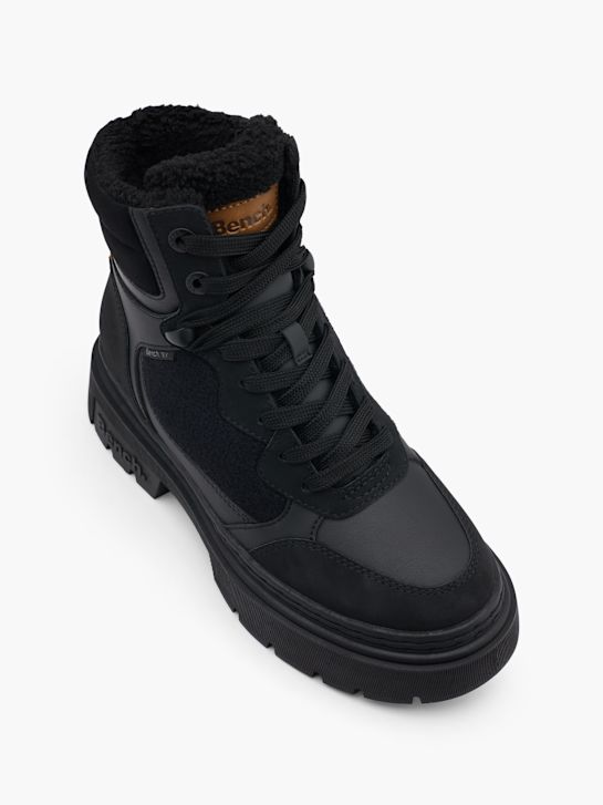 lavice krajka-up boot Černá deichmann