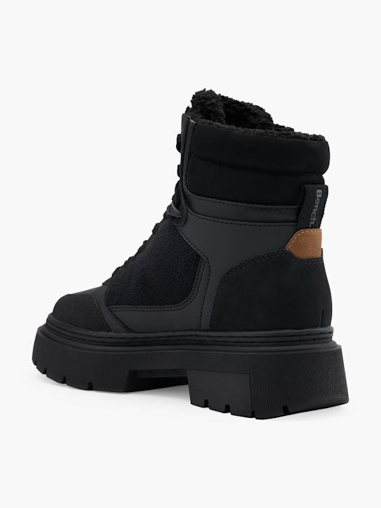 lavice krajka-up boot Černá deichmann