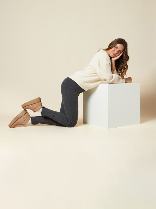 bench zimní boot hnědá deichmann