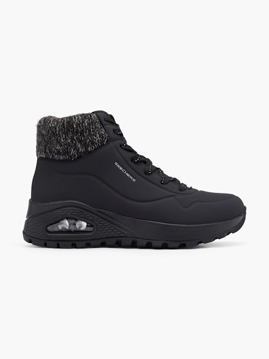skechers uno robustnÍ krajky-up boot Černá deichmann