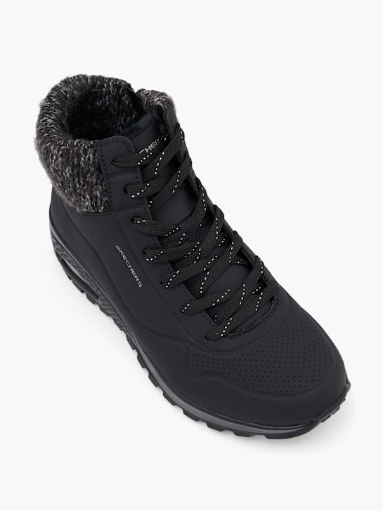skechers uno robustnÍ krajky-up boot Černá deichmann
