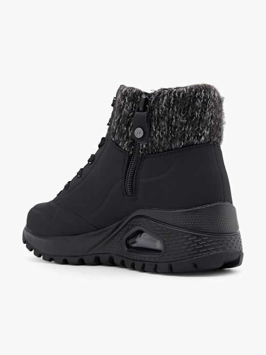 skechers uno robustnÍ krajky-up boot Černá deichmann