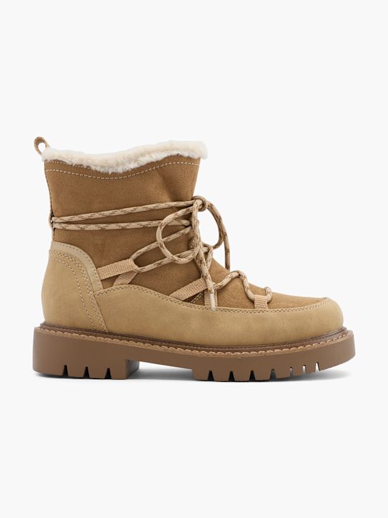 molo krajka-up boot hnědá deichmann